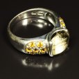 画像4: 華やかに上品に  一点物  ゴールドルチルリング  TRR1  14号  シルバー925  指輪  金針水晶  お守り効果  勝ち運  贈り物   /プレゼント お祝 高品質 / 京海堂 (4)