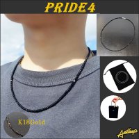 アンドループ typeプライド4 ネックレス ブラックスピネル K18ゴールド使用 【andloop/pride4】スポーツネックレス プロ野球選手愛用 ご褒美 贈り物 ギフト オリジナルブランド 京海堂