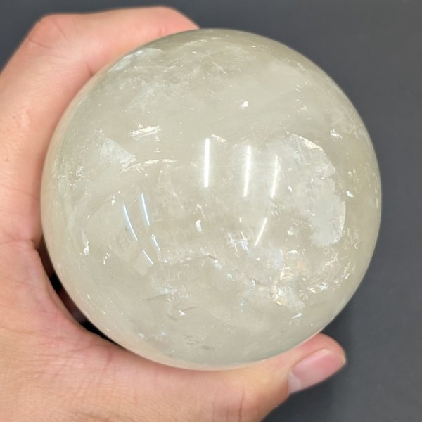 画像5: カルサイト  スフィア  77ミリ  654g  Cal1  前向きな行動へと導く  オブジェ  お守り効果  贈答品  ギフト  / 誕プレ 魔除け 運気向上 お揃い プレゼント お祝  高品質 / 京海堂