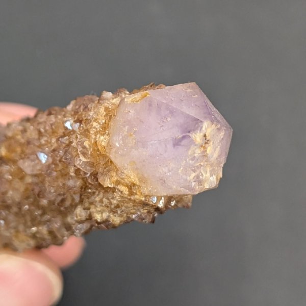 画像7: 神秘  カクタスクォーツ  サボテン水晶  46g  Cac1  潜在能力に目覚める効果をもたらす原石  ザラメがきらきら輝く素敵な石  オブジェ  お守り効果  贈答品  ギフト  / 誕プレ 魔除け 運気向上 お揃い プレゼント お祝  高品質 / 京海堂