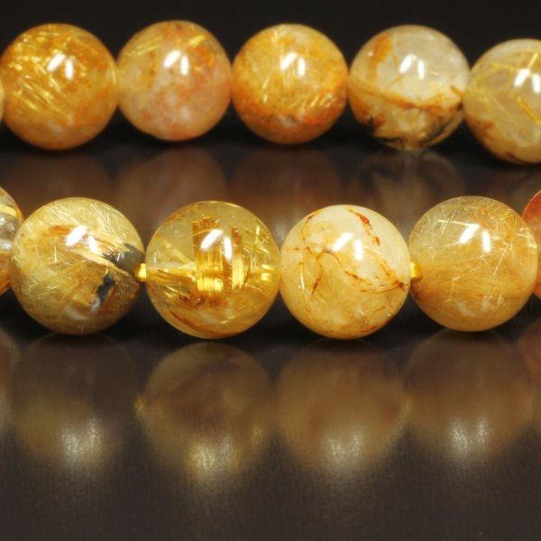 画像13: いろいろな表情が楽しめる寅年ラッキーストーン  10ミリ  一点物  タイガールチル  ブレス   虎目金針水晶  25g  Ttir14  商品動画あり  ギフト  / 誕プレ 魔除け 運気向上 お揃い クリスマスプレゼント お祝  高品質 / 京海堂