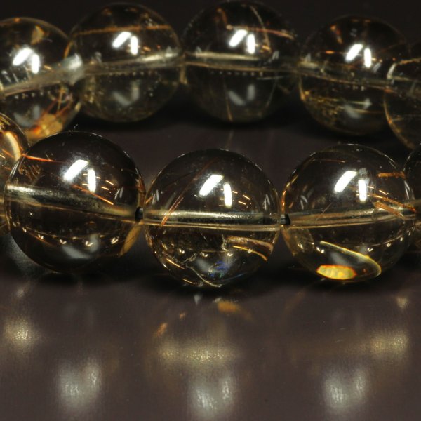 画像12: 太針も内包する  16ミリ  一点物  コッパールチル  インスモーキークォーツ  ブレス   Cr20  開運セット  商品動画あり  ギフト  / 誕プレ 魔除け 運気向上 お揃い クリスマスプレゼント お祝  高品質 / 京海堂