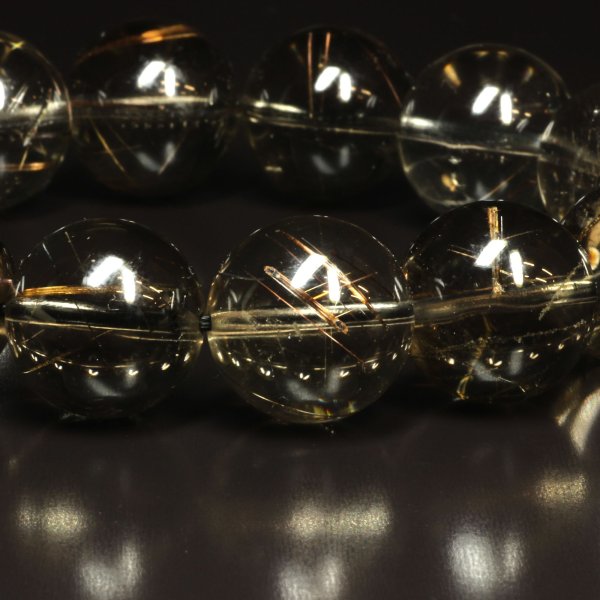 画像11: 太針も内包する  16ミリ  一点物  コッパールチル  インスモーキークォーツ  ブレス   Cr20  開運セット  商品動画あり  ギフト  / 誕プレ 魔除け 運気向上 お揃い クリスマスプレゼント お祝  高品質 / 京海堂