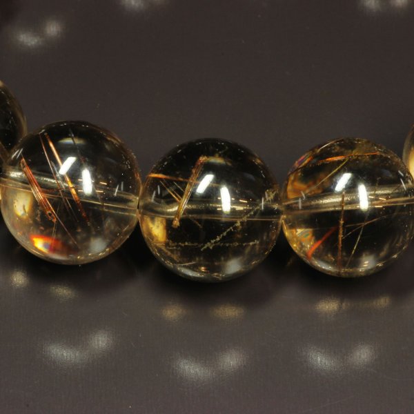 画像5: 太針も内包する  16ミリ  一点物  コッパールチル  インスモーキークォーツ  ブレス   Cr20  開運セット  商品動画あり  ギフト  / 誕プレ 魔除け 運気向上 お揃い クリスマスプレゼント お祝  高品質 / 京海堂