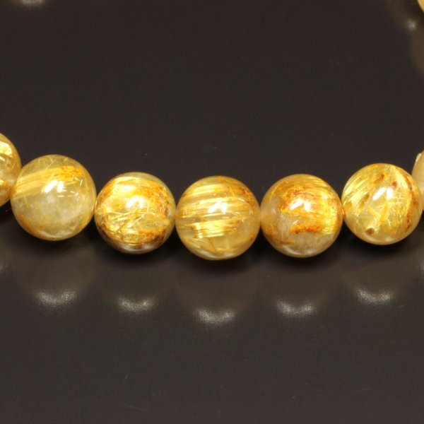 画像7: キャッツアイ効果も見れます  8ミリ  一点物  ゴールド  タイチンルチル  ブレス  プレゼント  TKR52  開運セット  お守り効果  贈り物   /プレゼント お祝 高品質 / 京海堂