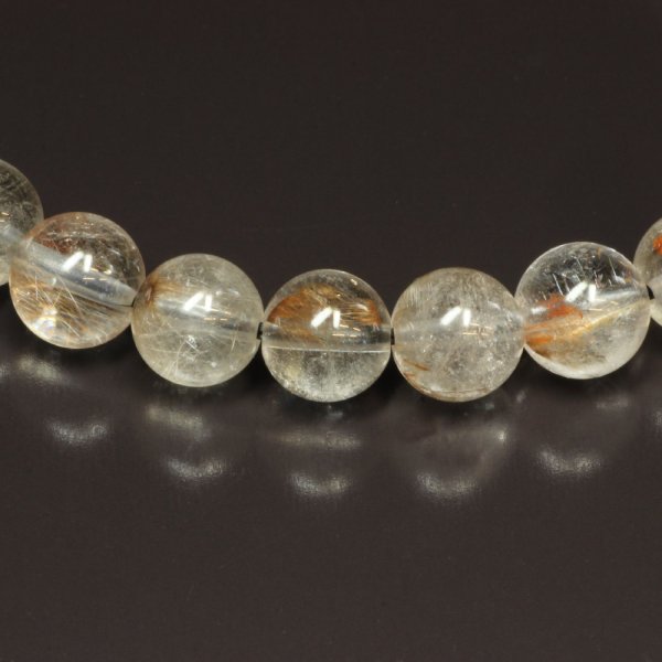 画像8: オーロラとブルッカイト  プラチナルチル  ブレス   8ミリ  お試し価格  一点物  OPr55  水晶のお守り効果  贈り物   /プレゼント お祝 高品質 / 京海堂