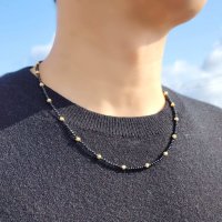 アンドループ typeプライド7 ネックレス ダイヤカットオニキス k18ゴールド使用 andloop/pride7  スポーツネックレス プロ野球選手愛用 ご褒美 贈り物  送料無料 京海堂 プレゼントにも ギフト オリジナルブランド 京海堂