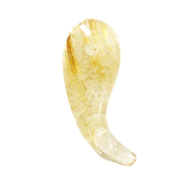 画像5: スリムなのにカッコいい  一点物  ゴールド  タイチンルチルクォーツ  勾玉  KMr38  水晶のお守り効果  力が宿る  パワーストーン  引越祝  ギフト  / 誕プレ 魔除け 運気向上 お揃い クリスマスプレゼント お祝  高品質 / 京海堂