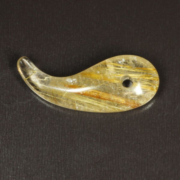 画像11: スリムなのにカッコいい  一点物  ゴールド  タイチンルチルクォーツ  勾玉  KMr38  水晶のお守り効果  力が宿る  パワーストーン  引越祝  ギフト  / 誕プレ 魔除け 運気向上 お揃い クリスマスプレゼント お祝  高品質 / 京海堂