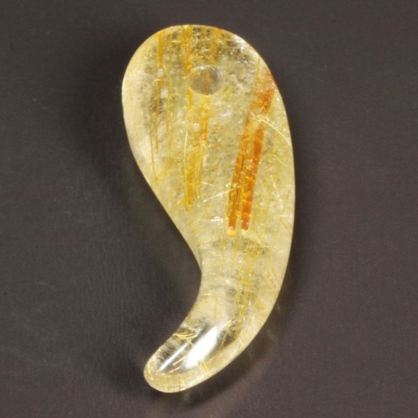 画像12: スリムなのにカッコいい  一点物  ゴールド  タイチンルチルクォーツ  勾玉  KMr38  水晶のお守り効果  力が宿る  パワーストーン  引越祝  ギフト  / 誕プレ 魔除け 運気向上 お揃い クリスマスプレゼント お祝  高品質 / 京海堂