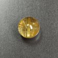画像10: ダブルクロスがカッコいい  10ミリ  一点物  1粒売り  ゴールド  タイチンルチル  KTT32  貫通穴あり  水晶のお守り効果  贈答品  ギフト  / プレゼント お祝 高品質 / 京海堂