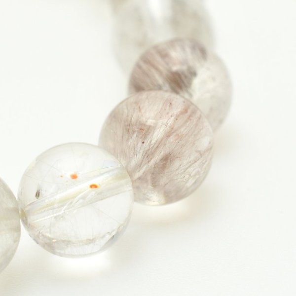 画像6: シラーが光るプラチルチル【人気のプラチナがこの価格】  9mm  一点物【GHB15・24g】ルチルクォーツブレスレット  自己成長や人脈形成、精神的な安定  邪気払い  浄化発送  ギフト  / 誕プレ 魔除け 運気向上 お揃い クリスマスプレゼント お祝  高品質 / 京海堂