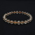 別のアングル写真2: 【透明感が綺麗なゴールドルチル】 8mm 一点物【 GHB8】ルチルクォーツブレスレット  金運上昇、仕事運向上、直感力向上、集中力向上、精神力強化　プレゼント 贈り物 金針水晶 16ｇ 浄化発送  ギフト 京海堂