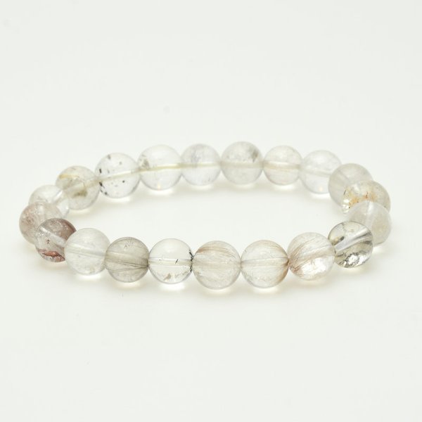 画像3: シラーが光るプラチルチル【人気のプラチナがこの価格】  9mm  一点物【GHB15・24g】ルチルクォーツブレスレット  自己成長や人脈形成、精神的な安定  邪気払い  浄化発送  ギフト  / 誕プレ 魔除け 運気向上 お揃い クリスマスプレゼント お祝  高品質 / 京海堂