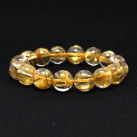 最高峰クォーツランク金針ルチル12mm 一点物【GHB2】透明感が段違いクォーツ 【ウォールナット専用ケース＆大開運セット付】 商品動画あり 合格祈願 ギフト  プレゼント 贈り物  送料無料 京海堂