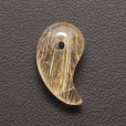 画像12: 【真っ直ぐ綺麗な金針が魅力】  一点物  ゴールドルチル  勾玉  【  KMr68】  水晶のお守り効果  力が宿る  パワーストーン  願い叶える  記念  お祝  運気上昇  引越祝  ギフト  / プレゼント お祝 高品質 / 京海堂