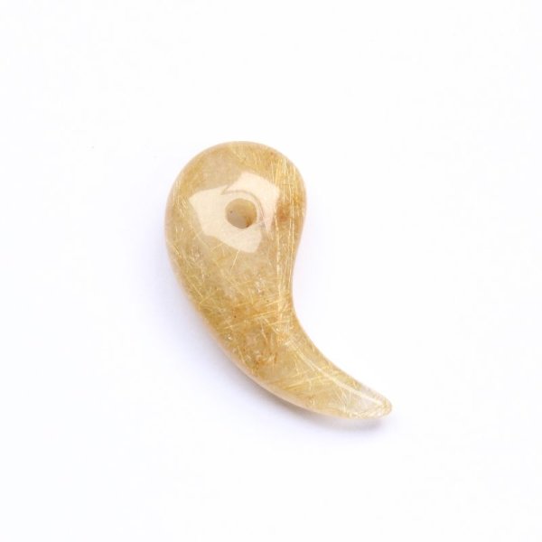 画像16: 【  鋭さがかっこいい  邪を払い幸運を掴む濃密金針  】一点物  ゴールド  ルチルクォーツ  勾玉  【  KMr48  】お守り効果  パワーストーン  贈り物  / 誕プレ 魔除け 運気向上 お揃い クリスマスプレゼント お祝  高品質 / 京海堂