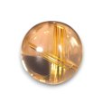 画像10: 透明感抜群X金針が綺麗なスモーキールチル！12ミリ【GHTU6・3g】  一点物  1粒売り  ハンドメイド  交換用ゴム付＆巾着1枚  【心身安定、エネルギー浄化、魔除け、厄除け】  金針水晶  お守り効果  ご褒美  お揃い  ギフト  / プレゼント お祝 高品質 / 京海堂