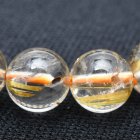 別のアングル写真2: 透明感とインクルージョンが魅せる輝き　ゴールドルチル 8mm 一点物【GHB9】ルチルクォーツブレスレット 自己実現、成功と繁栄、心の浄化、潜在能力の開花、直感力　プレゼント 贈り物 水晶 16.5ｇ 浄化発送 ギフト 京海堂