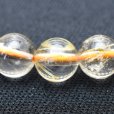 画像3: 透明感とインクルージョンが魅せる輝き  ゴールドルチル  8mm  一点物【GHB9】ルチルクォーツブレスレット  自己実現、成功と繁栄、心の浄化、潜在能力の開花、直感力  水晶  16.5g  浄化発送  ギフト  / プレゼント お祝 高品質 / 京海堂
