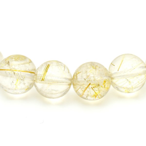 画像7: 繊細な金針が上品な一本  ゴールドルチル  7〜8  mm  一点物  ルチルクォーツブレスレット【GHB14】  ビジネス、金運UP、直感力向上、集中力向上、自己成長、目標達成  水晶  16g  浄化発送  ギフト  / 誕プレ 魔除け 運気向上 お揃い クリスマスプレゼント お祝  高品質 / 京海堂