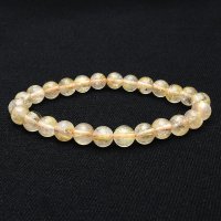 無数の金針が美しくやわらかい光を放ちます ゴールドルチル7mm 一点物【GHB19】ルチルクォーツブレスレット 金運、仕事運向上、成功、心の浄化、直感力を高める プレゼント 贈り物 水晶 13ｇ 浄化発送 ギフト 京海堂