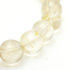 別のアングル写真2: 繊細な金針が上品な一本 ゴールドルチル 7〜8 mm 一点物 ルチルクォーツブレスレット【GHB14】 ビジネス、金運UP、直感力向上、集中力向上、自己成長、目標達成 プレゼント 贈り物 水晶 16ｇ 浄化発送 ギフト 京海堂