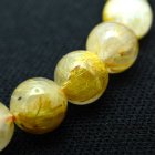 別のアングル写真2: ゴールドルチル【無数の針が強いパワーを宿す】 7mm 一点物【GHB25 】ルチルクォーツブレスレット 金運上昇、仕事運向上、直感力向上、集中力向上、精神力強化 プレゼント 贈り物 水晶 15ｇ 浄化発送 ギフト 京海堂