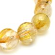 画像8: 【輝く金針が魅力！芯の強さをサポート】  7mm  一点物【GHB28】ルチルクォーツブレスレット  成功への道  内なる情熱  強い意志  金運  ?栄  目的達成  自信  太陽放射  水晶  17g  浄化発送  ギフト  / 誕プレ 魔除け 運気向上 お揃い プレゼント お祝  高品質 / 京海堂