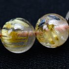 別のアングル写真2: 【力強く伸びる太い針が迷いを振り払う】 7mm 一点物【GHB26】ルチルクォーツブレスレット 金運上昇、ビジネス運向上、行動力向上、集中力向上、精神力強化、良縁 プレゼント 贈り物 水晶 16ｇ 浄化発送 ギフト 京海堂