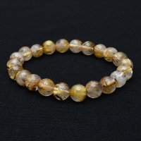 【輝く金針が魅力！芯の強さをサポート】 7mm 一点物【GHB28】ルチルクォーツブレスレット 成功への道 内なる情熱 強い意志 金運 ?栄 目的達成 自信 プレゼント 贈り物 太陽放射 水晶 17g 浄化発送 ギフト 京海堂
