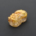 別のアングル写真1: 【極太タイチンがド直球！】1点物 ゴールド タイチンルチル クォーツ 貔貅 ヒキュウ 【GHHKU1】6ｇ【石言葉*財運/開運/金運/招財】商売?盛　邪気払い お守り ご褒美 パーツ 貫通穴あり ルチルクォーツ 効果 京海堂