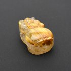 別のアングル写真3: 【極太タイチンがド直球！】1点物 ゴールド タイチンルチル クォーツ 貔貅 ヒキュウ 【GHHKU1】6ｇ【石言葉*財運/開運/金運/招財】商売?盛　邪気払い お守り ご褒美 パーツ 貫通穴あり ルチルクォーツ 効果 京海堂