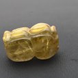 画像12: 【キャッツアイ効果あり☆】1点物  ゴールド  タイチンルチル  クォーツ  貔貅  ヒキュウ  【GHHKU3】3g  商談  面接  交渉  勝負運  邪気払い  お守り  ご褒美  天然石ビーズ  貫通穴あり  ルチルクォーツ  効果  / 誕プレ 魔除け 運気向上 お揃い プレゼント お祝  高品質 / 京海堂