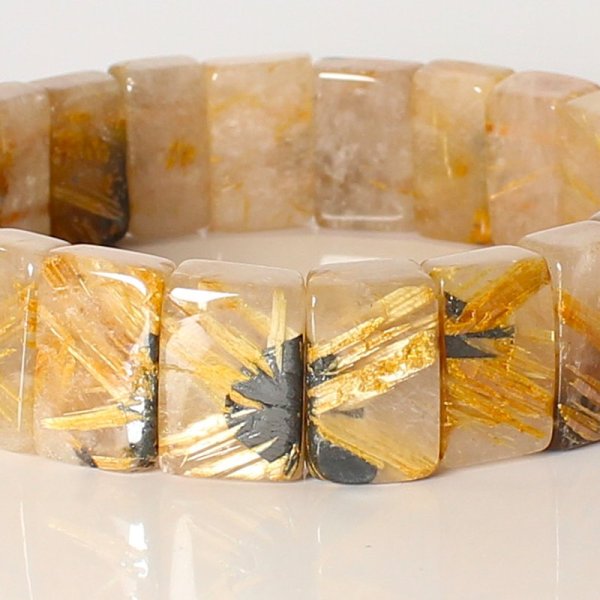 画像6: 【地球からの贈物、太陽放射ルチルバングル】 天然石 約16mm 一点物 【GHB29・58g】 大開運セット 最強金運 金針水晶のお守り効果 ギフト 太陽放射ルチルバングルをお求めなら京海堂