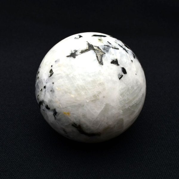 画像2: 【幻想的なブルーのシラーが癒しの魔法☆】ブルームーンストーン スフィア　約56mm 257g GHBMS1 感情の安定 癒し 直感力 魔除け ご褒美 誕生日 プレゼント 贈り物 ギフト 京海堂