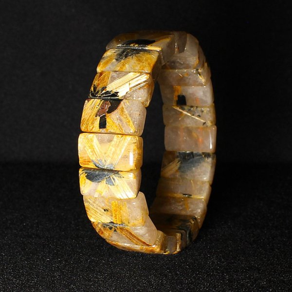 画像5: 金運パワーが凄い！大地から伸びる【太陽放射ルチルバングル】約19mm　一点物　【GHB30・83g】　開運セット　最強金運　金針水晶のお守り効果　ご褒美　お揃い　贈答品　ギフト　魔除 厄除　京海堂