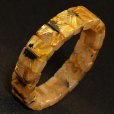 画像6: 地球のエネルギーを感じる【太陽放射ルチルバングル】16mm　一点物　【GHB32・54g】　開運セット　最強金運　金針水晶のお守り効果　ご褒美　お揃い　贈答品　ギフト　魔除 厄除　京海堂