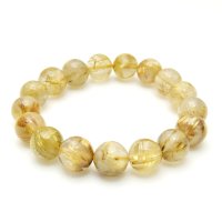 【透明感と金針が美しい一本】12mm GHB33 44g 金運、仕事運向上、邪気払い、集中力、活力 プレゼント 贈り物 水晶 浄化発送 ギフト ビジネスに強い 京海堂　開運セット付