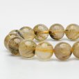 画像3: 【美しい艶と金針の輝き】13mm　太陽放射ルチルクォーツ 一点物【GHB70】 金運 仕事運 集中力向上 コミュニケーション 高品質 プレゼント 贈り物 天然石 56ｇ 浄化発送 メンズ レディース ギフト 京海堂