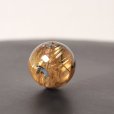 画像7: 目が離せない一粒！ 約14ミリ 太陽放射ルチルクォーツ【GHTU17 5g】 一点物 1粒売り ハンドメイド 交換用ゴム付＆巾着1枚 【金運アップ・目標達成・家族円満・自己肯定感】 金針水晶 お守り効果 ご褒美 お揃い ギフト 京海堂
