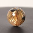 画像4: 目が離せない一粒！ 約14ミリ 太陽放射ルチルクォーツ【GHTU17 5g】 一点物 1粒売り ハンドメイド 交換用ゴム付＆巾着1枚 【金運アップ・目標達成・家族円満・自己肯定感】 金針水晶 お守り効果 ご褒美 お揃い ギフト 京海堂
