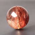 画像4: 赤い針の集合が美しい 約12ミリ レッドルチルクォーツ【GHTU20 3g】 一点物 1粒売り ハンドメイド 交換用ゴム付＆巾着1枚 【金運・家庭運・愛情運・恋愛成就・信頼関係】 金針水晶 お守り効果 ご褒美 お揃い ギフト 京海堂