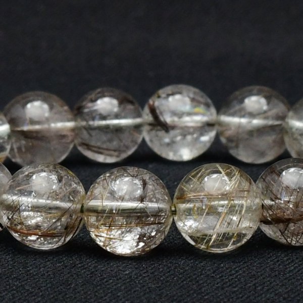 画像7: 【透明感の中に光る繊細な銀の針と虹を宿す】12mm シルバールチルクォーツブレスレット 艶感 一点物【GHB87】 冷静さ 洞察力 判断力 精神安定 財運 ビジネス運 成長 お守り 高品質 プレゼント 贈り物 水晶 41ｇ 浄化発送 メンズ レディース ギフト 京海堂