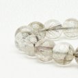 画像3: 【透明感の中に光る繊細な銀の針と虹を宿す】12mm シルバールチルクォーツブレスレット 艶感 一点物【GHB87】 冷静さ 洞察力 判断力 精神安定 財運 ビジネス運 成長 お守り 高品質 プレゼント 贈り物 水晶 41ｇ 浄化発送 メンズ レディース ギフト 京海堂 (3)