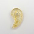 画像2: 【水面のように透き通る輝き☆】人気 勾玉 ゴールド ルチル クォーツ 一点物【KMr57】お守り効果 力が宿る パワーストーン 金運・目標達成・人間関係・向上 クリスマスプレゼント 守護石 京海堂 (2)