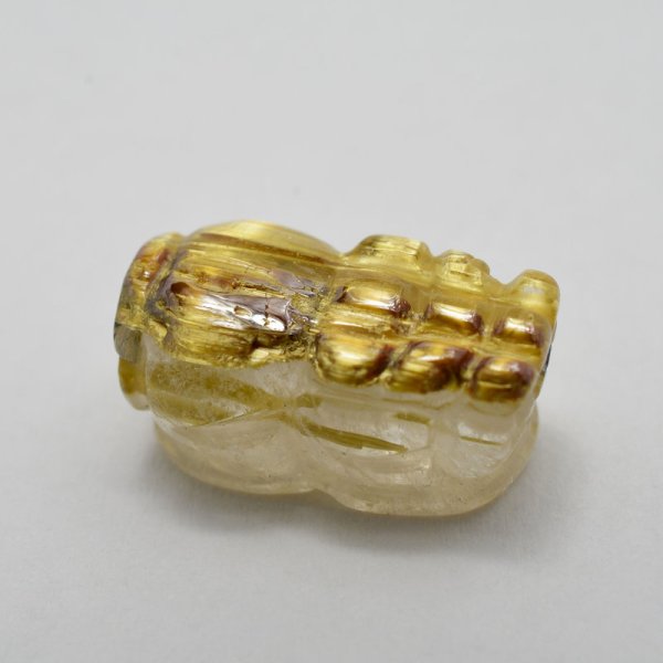 画像6: 【洗練された黄金の輝きが放つ存在感】1点物　ゴールド　タイチンルチル　クォーツ　貔貅　ヒキュウ　【GHHKU5】2g　金運 商談 面接　交渉　勝負運　邪気払い　お守り　ご褒美　天然石ビーズ　貫通穴あり　ルチルクォーツ　効果　京海堂