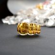 画像3: 【洗練された黄金の輝きが放つ存在感】1点物　ゴールド　タイチンルチル　クォーツ　貔貅　ヒキュウ　【GHHKU5】2g　金運 商談 面接　交渉　勝負運　邪気払い　お守り　ご褒美　天然石ビーズ　貫通穴あり　ルチルクォーツ　効果　京海堂 (3)