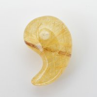 【チャンスを呼び込む金針のたすき掛け☆】人気 勾玉 ゴールド ルチル クォーツ 一点物【KMr66】自分らしく 道を切り開く 勝負運・金運・目標達成 プレゼント 守護石 京海堂