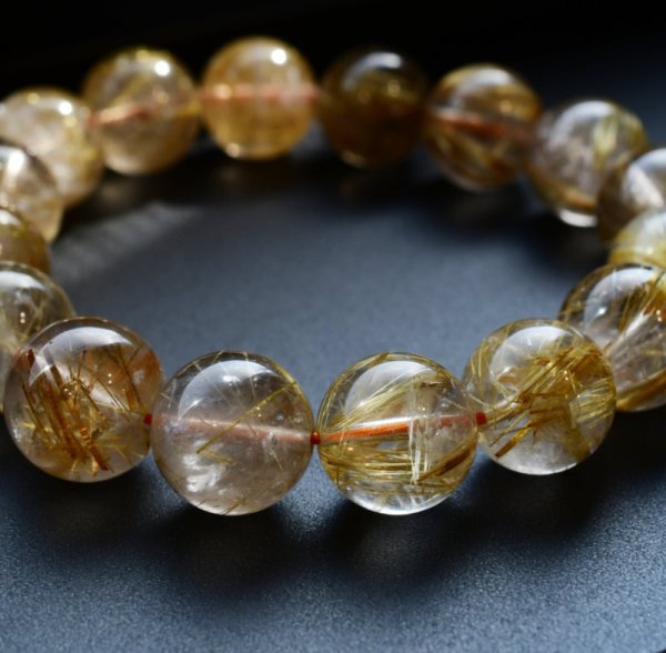 画像7: 【太金針の存在感とインクルージョンが個性を惹き立てる逸品☆】一点物 12〜13mm 【 GHB34・44g】金運上昇、仕事運向上、邪気払い、集中力向上、精神力強化 クリスマスプレゼント 贈り物 水晶 浄化発送 ギフト 京海堂